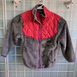 Size 5T - Pink/Grey Champion Fleece