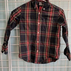 Size 8 - Black/Red Plaid Shirt