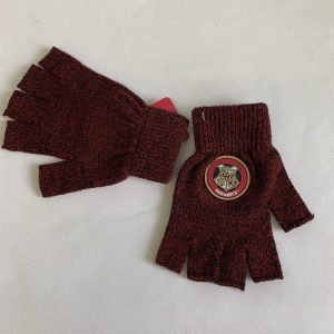 Gear: Youth Medium, Maroon/Black Fingerless Hogwarts Glove