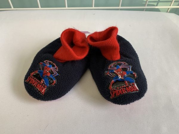 Slipper - Size 05/06 Toddler, Blue/Red Spider-Man