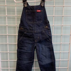 Size 24 Month/2T - Blue Jean Wrangler Bib Overall