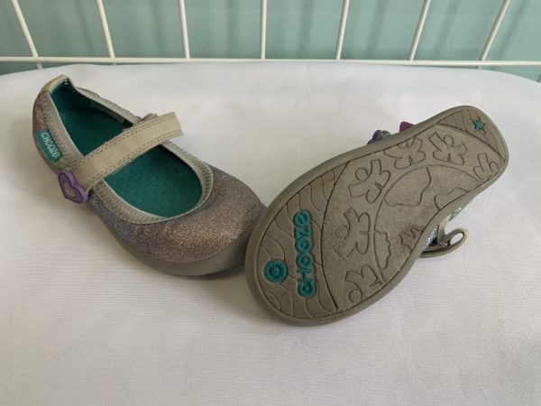 Shoes - Size 13 Toddler, Grey/Rainbow Chooze