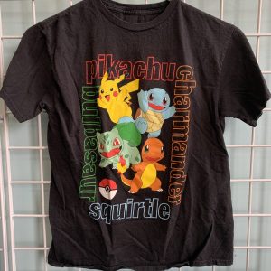 Size 8 - Black Pokémon Shirt