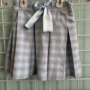 Size 6 - Blue/Grey Plaid Artesania Sonata Skirt