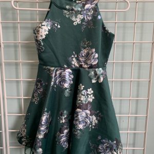 Size 7 - Green Floral Dress