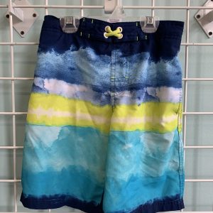 Size 8 - Blue/Green Swim Trunk