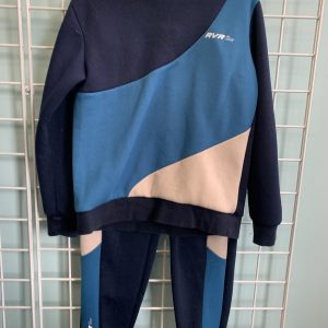 Size 9/10 - Blue/White Sweatshirt & Sweatpant Set