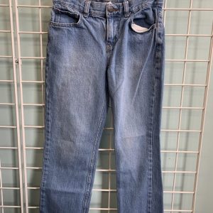 Size 10 - Blue Relaxed Straight Jean