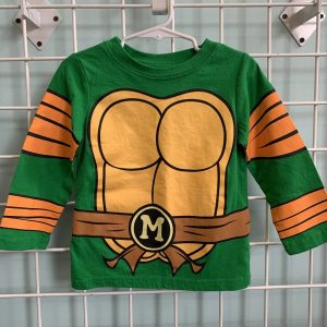 Size 2T - Green Teenage Mutant Ninja Turtle Shirt