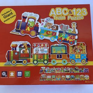 Puzzle: 30 Piece ABC & 123 Train (New)