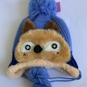 Winter Hat - Toddler OS, Blue Dog