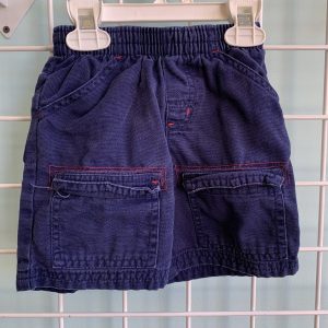 Size 18 Month - Blue Canvas Short