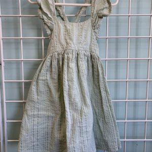 Size 2T - Green Sun Dress