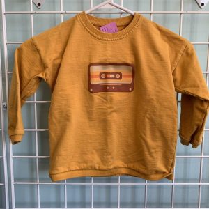 Size 4 - Yellow Cassette Tape Sweatshirt