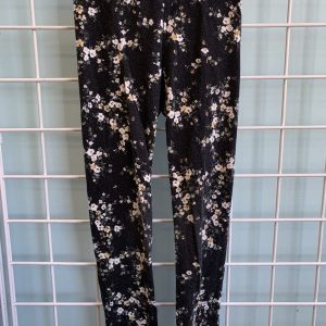 Size 6/7 - Black Floral Legging