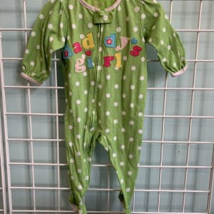Size 12 Month - Green Daddy's Girl Sleeper