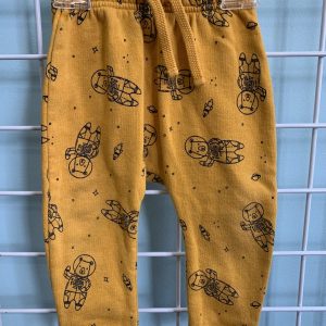 Size 12/18 Month - Yellow Space Bear Pant