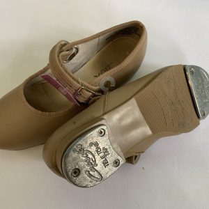 Dance Shoes - Size 01.5 Youth, Taupe Tap