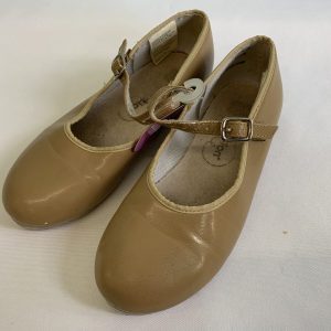 Dance Shoes - Size 02.5 Youth, Taupe Tap
