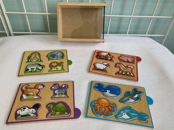 Puzzle: 16 Piece Melissa & Doug Mini Puzzle Pack - Animals