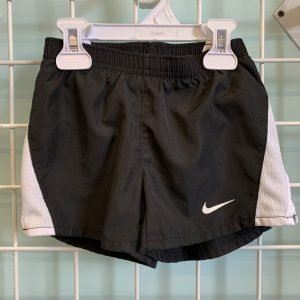 Size 4 - Black/White Nike Dri-Fit Short
