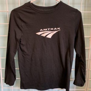 Size 10/12 - Black Amtrack Shirt