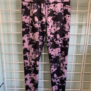 Size 10/12 - Black/Purple Athletic Legging