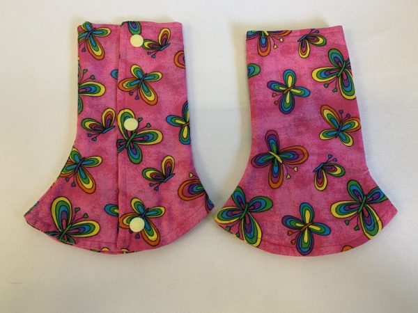 Gear: Strap Protectors - Pink Butterflies (New)