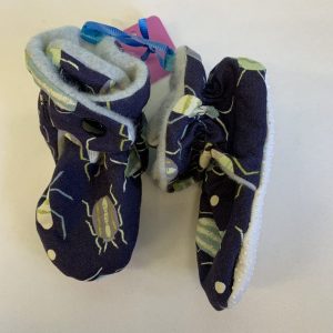 Slipper - Size 04 Infant, 18/24 Month, Blue Bug Bootie (New)