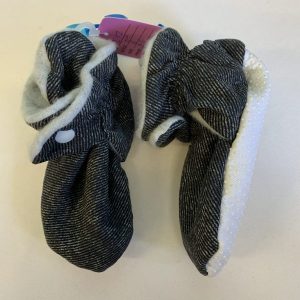 Slipper - Size 6 Toddler, Blue Stripe Bootie (New)