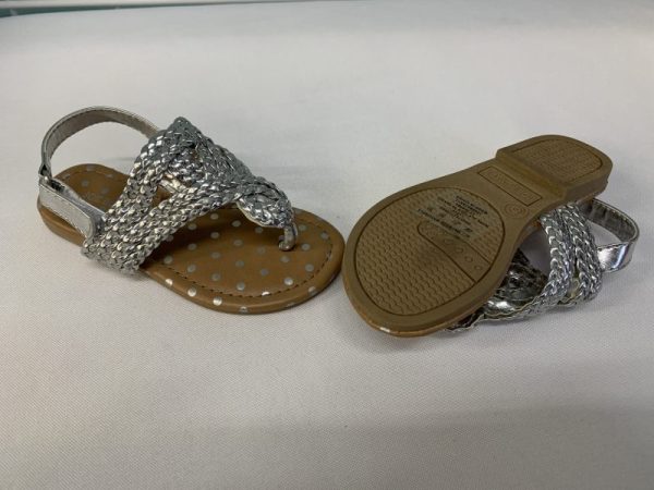 Sandal - 06 Toddler, Silver (New)
