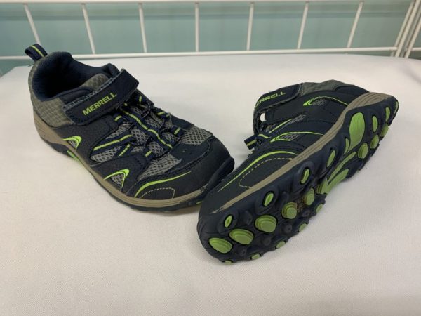 Shoes - Size 03W Youth, Grey/Blue Merrell