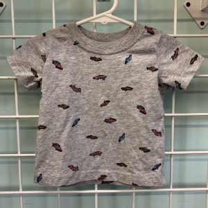 Size 09 Month - Grey Car Shirt