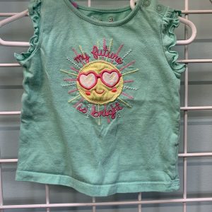 Size 12 Month - Green My Future Is Bright Shirt