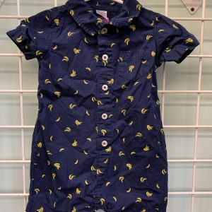 Size 18 Month - Blue Banana Romper