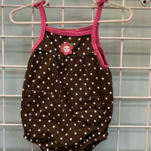 Size 18 Month - Brown Polka Dot Onesie