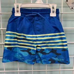 Size 18 Month - Blue/Yellow Swim Trunk