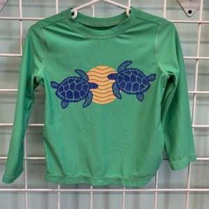 Size 2T - Green Turtle Gap Rash Guard