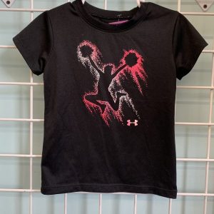 Size 3T - Black Cheer Under Armour Heat Gear Shirt
