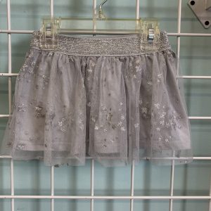 Size 3T - Silver Star Tutu Skirt