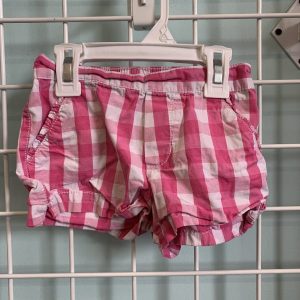 Size 4T - Pink/White Short