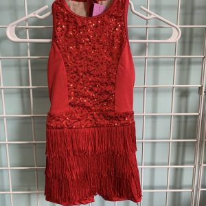 Size 7/8 - Red Dance Gymnastics Leotard