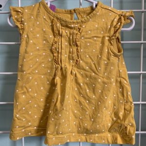Size 18 Month - Yellow/White Polka Dot Shirt