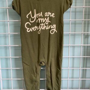 Size 18 Month - Green You Are My Everything Romper Jumpsuit