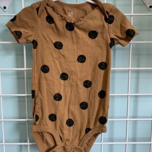 Size 24 Month - Brown Polka Dot Onesie