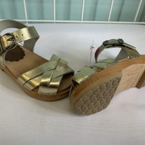 Sandal - 09 Toddler, Gold Hanna Wedge