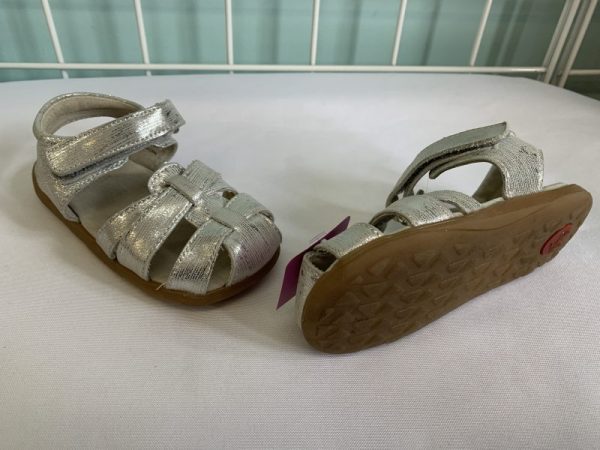 Sandal - 09 Toddler, Silver See Kai Run