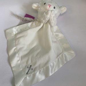 Toy: Baby Aspen White Lamb Lovie  (New)