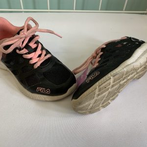 Shoes - Size 12 Toddler, Black/Pink Fila