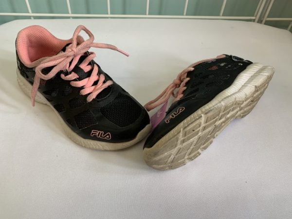 Shoes - Size 12 Toddler, Black/Pink Fila